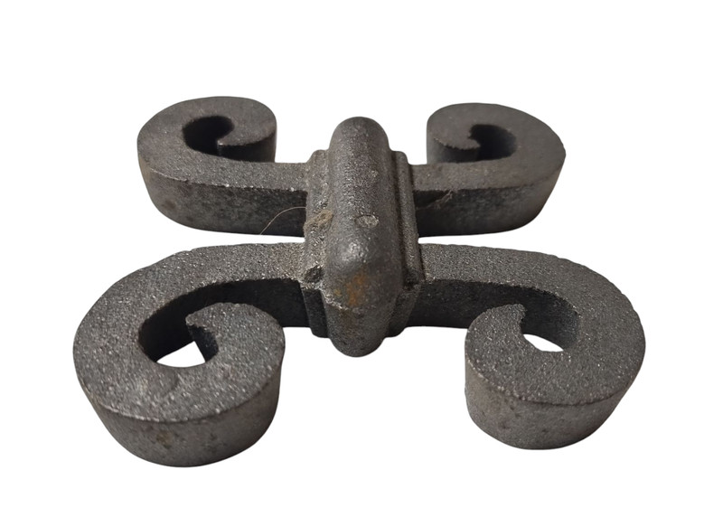 Decorative Cast Iron Butterfly Scrolls, 3 x 3 inches, 1/2 inch Thick, Set of 6 gallery