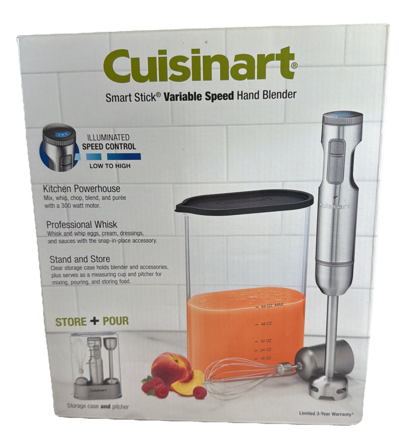 Cuisinart, Immersion Smart Speed Stick Hand Blender + Storage Case Bundle Set gallery