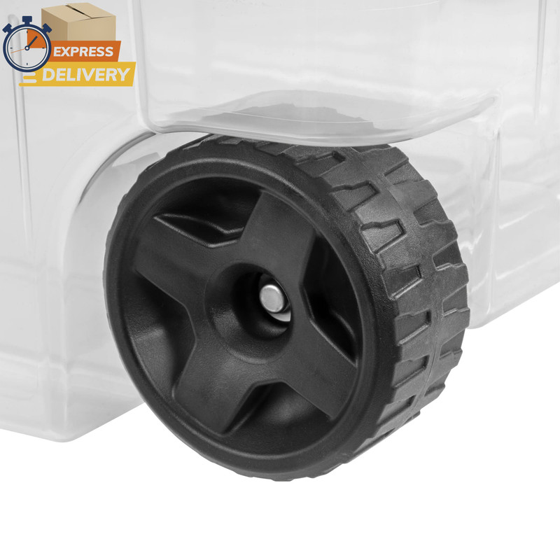 Extra-Large Wheeled Rugged Storage Bin, 160 Quart Durable, Blue, 2 Pack ✌️👍 gallery