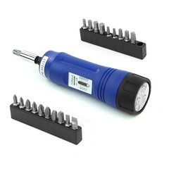 Stark 21pcs Adjustable Torque Screwdriver 1/4 inch Drive with Inch/Pounds Precis