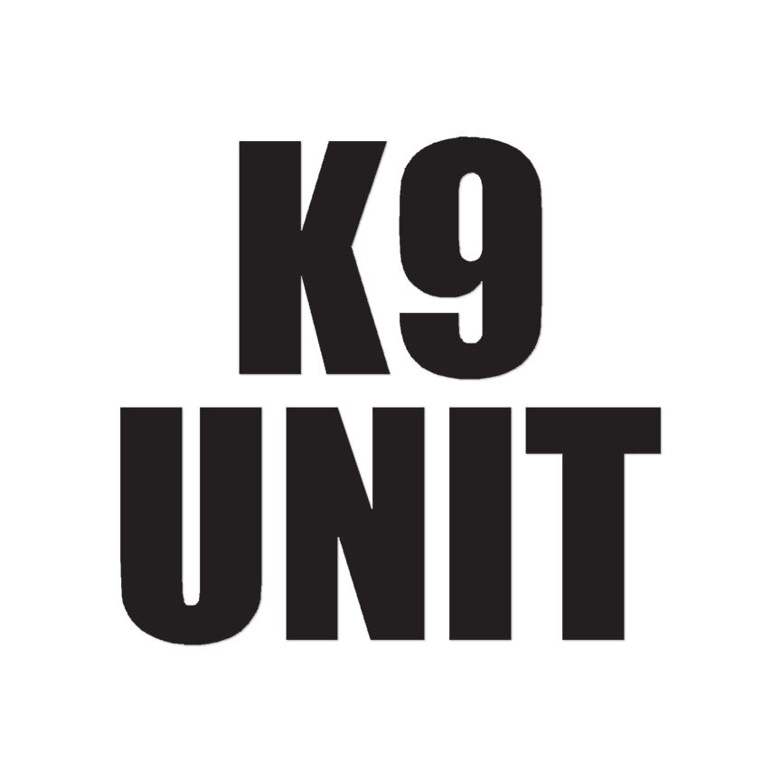 K9 Unit - Vinyl Decal Sticker - Multiple Colors & Sizes - ebn3434