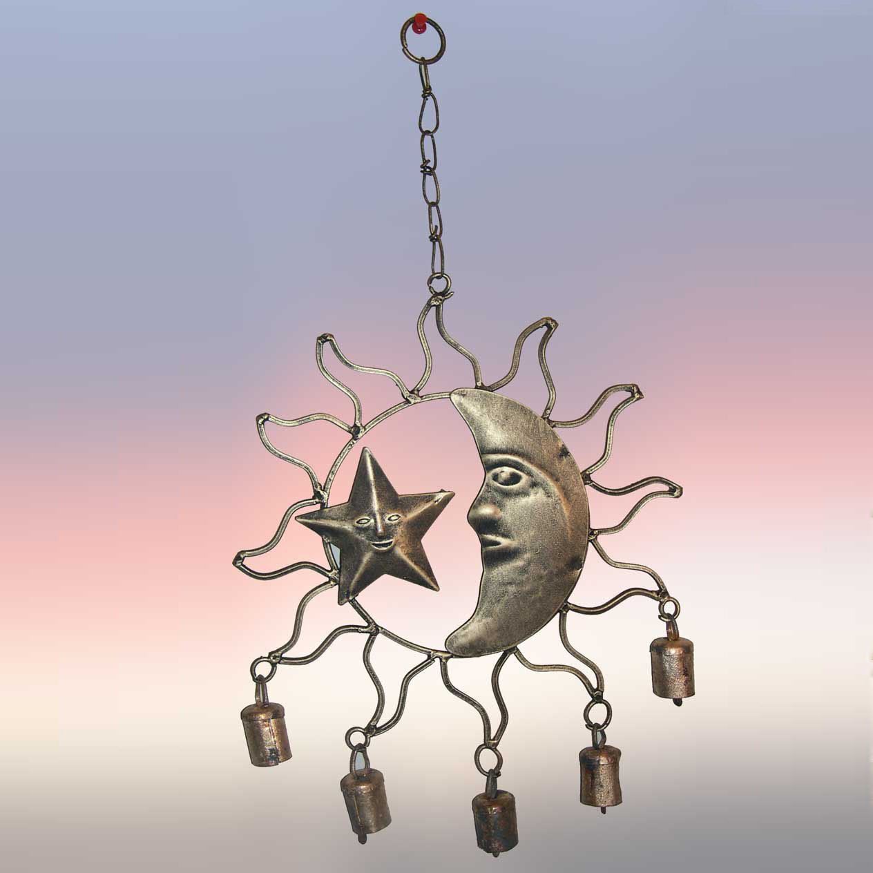 Celestial Sun Moon Star Windchime gallery