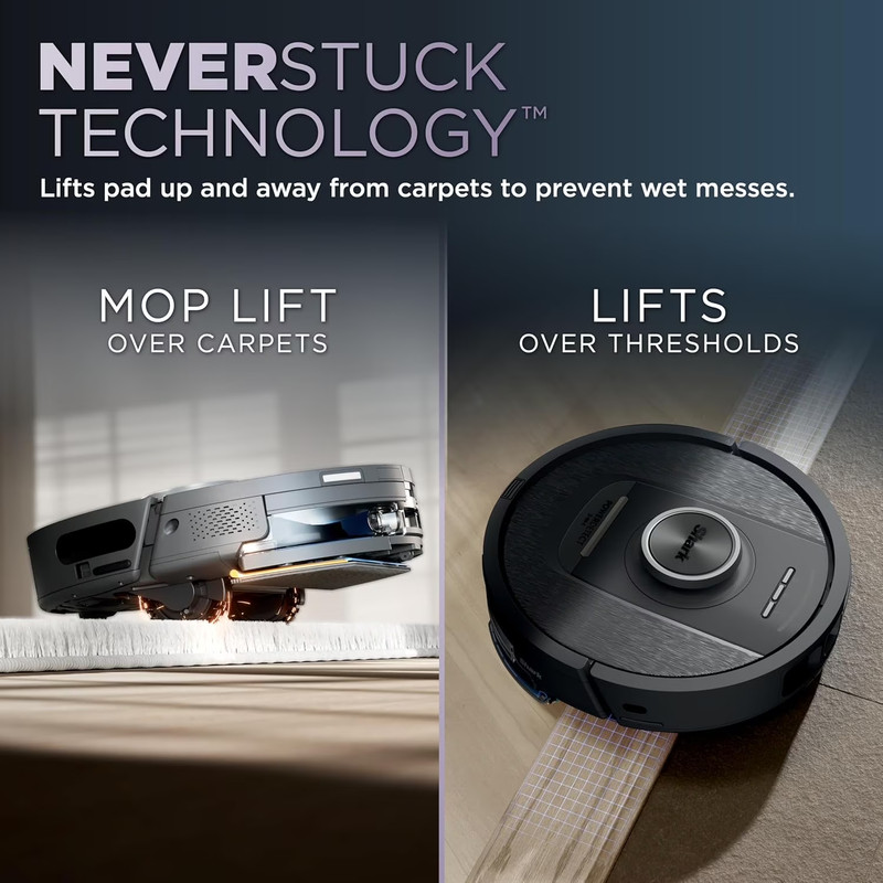 Shark PowerDetect Robot Vacuum Mop Self Empty LiDAR RV2820YE gallery