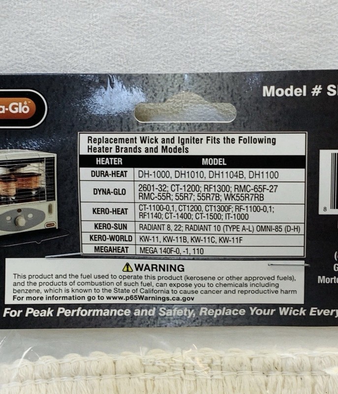 Dyna-Glo Heater Replacement Wick W/Ignitor SPKHW0561 NEW IN PACKAGE DH200 gallery