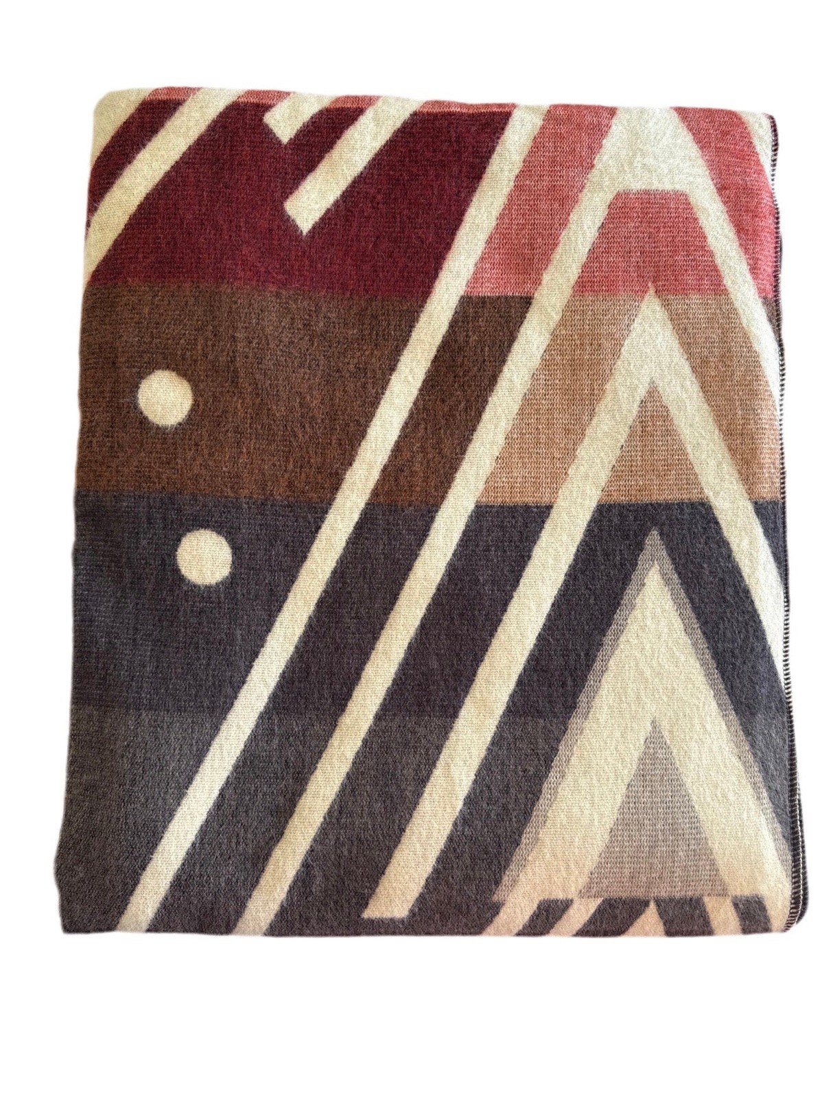 Alpaca Blanket - Cozy Colorful Native Pattern Throw - Made in Ecuador - 202610 gallery