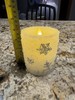 Battery Operated Snowflake Candle New 2 AA Batteries Great Holiday Find gallery