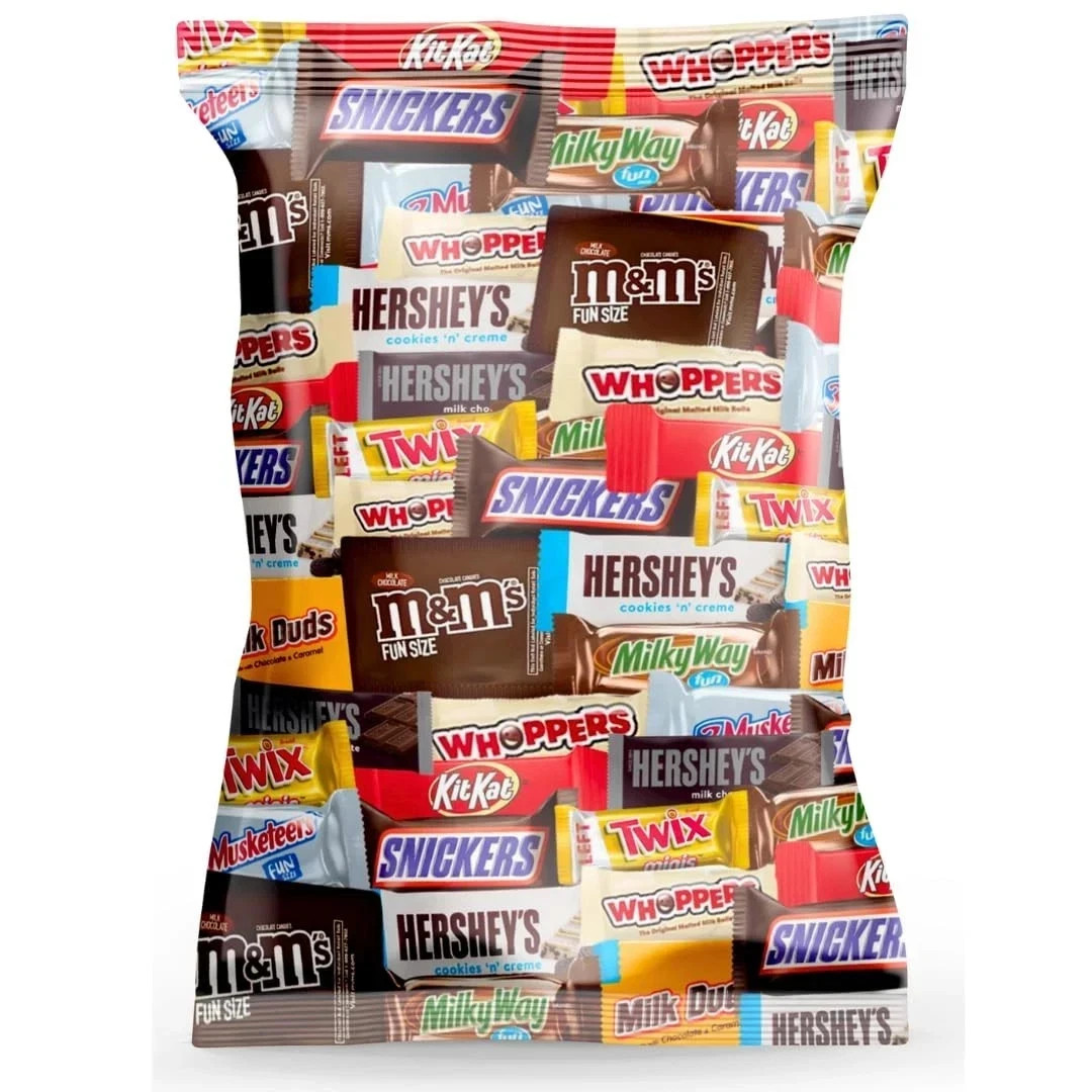 Chocolate Candy Variety Pack - 2 LB Bulk Fun Size Mix, Individually Wrapped gallery