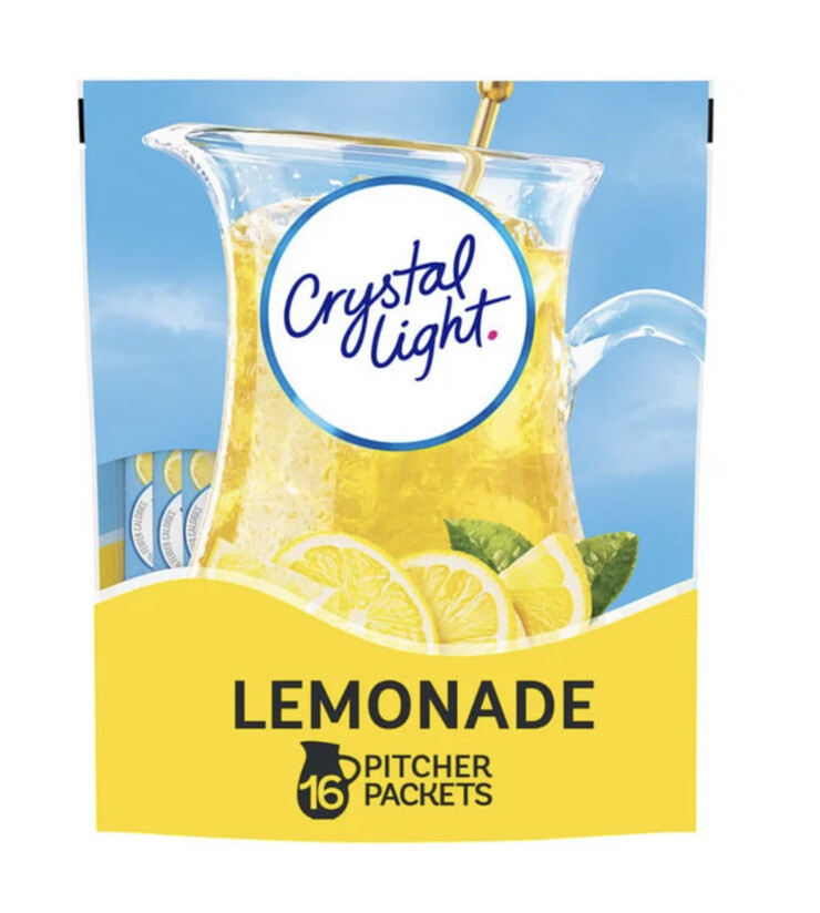 Crystal Light Natural Lemonade 16 Pitcher Packs Makes 32 Quarts 16 Packets. gallery