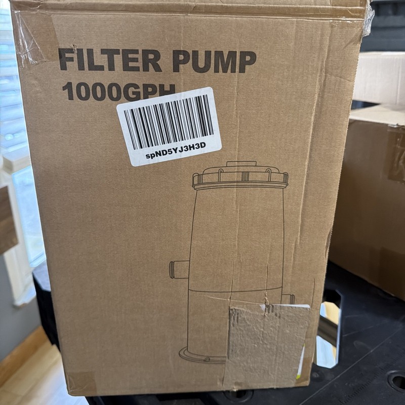 1000 GPH Filter Pump Intertek 53016E gallery