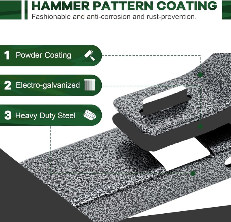 4 Place Lockable Weedeater Trimmer Rack Kit Steel For Enclosed / Open Trailer gallery