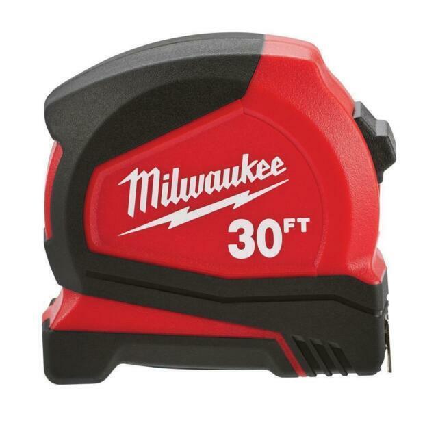 Milwaukee 30' Compact Heavy Duty Tape Measure 48-22-6630 gallery