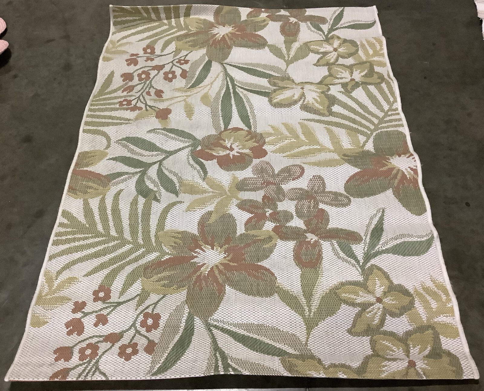 BEIGE / RUST 4'-0" x 5'-7" Flaw in Rug, Reduced Price 1172671173 CY9433-52755-4 gallery