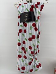 Rachel Roy Cherry Oversized Plush Blanket Throw 60×70 Inches