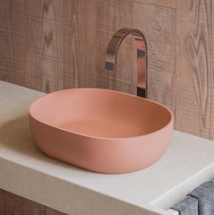 Ruvati 19″ Sedona epiStone Solid Surface Modern Bathroom Sink- RVB2119TL REFRB