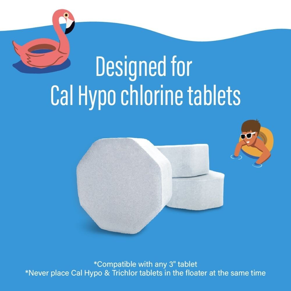 Poolife™ NST™ Chlorine Floater: Cal Hypo Pool Chlorine Floater Made in USA 92052 gallery