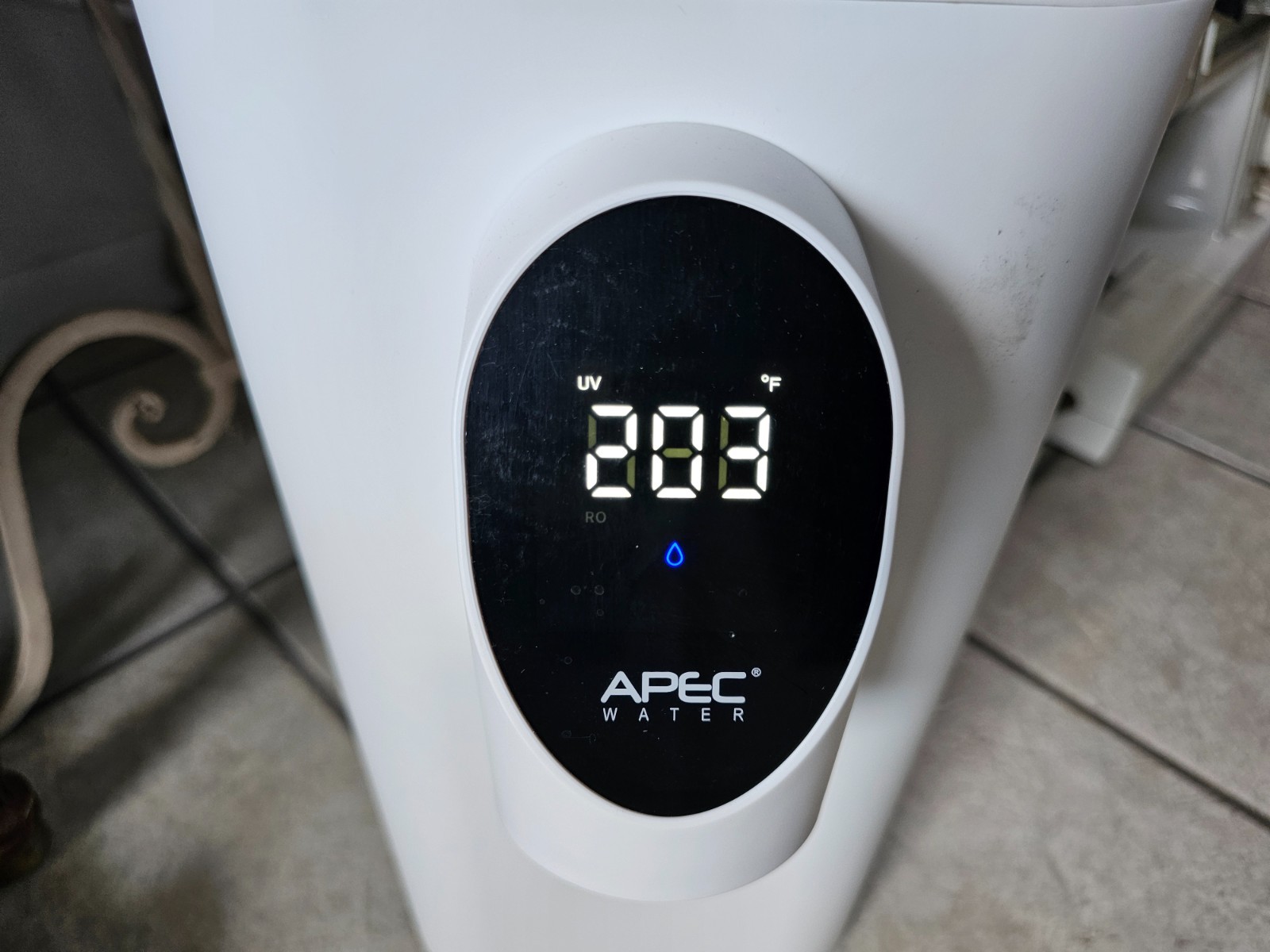 APEC ROCT-Plus Countertop Reverse Osmosis System. Lights up and dispenses water. gallery