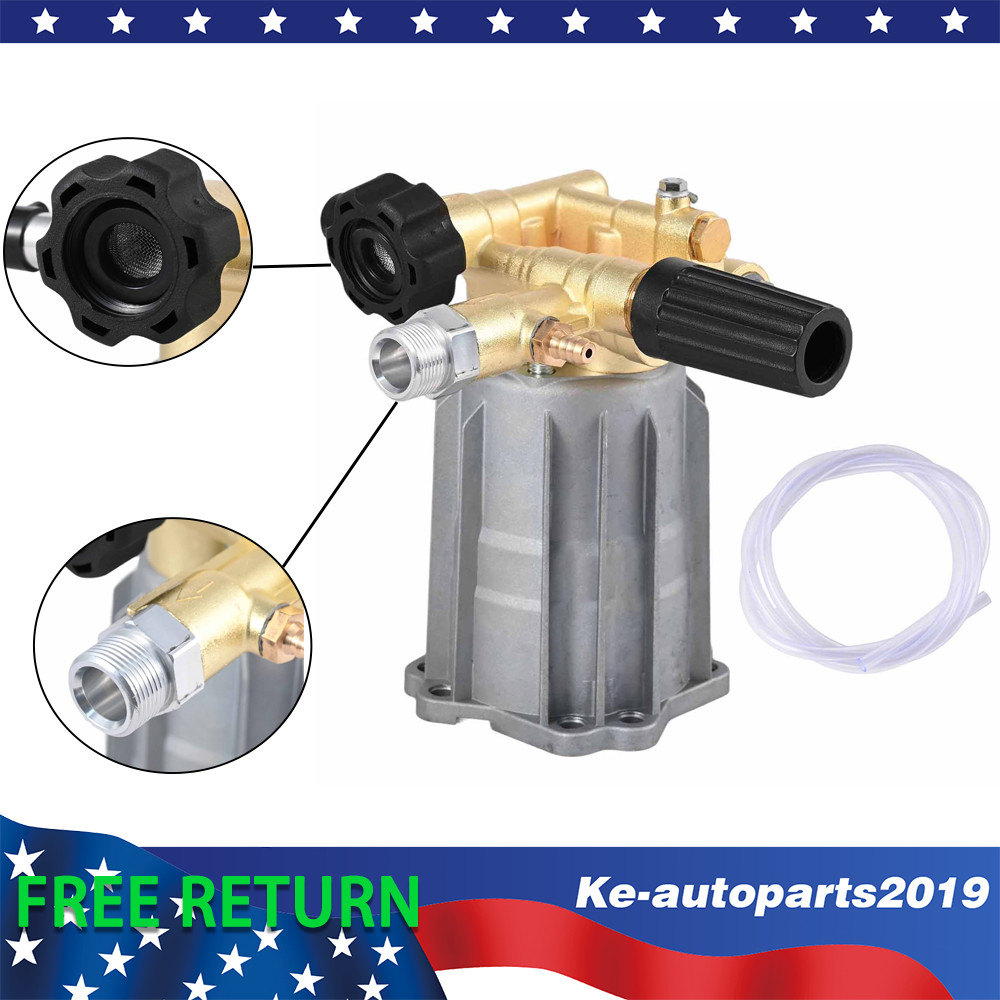 New RMV2.5G30 PRESSURE WASHER PUMP AXIAL, 2.5GPM 3000 PSI, 3400 RPM, 3/4" SHAFT gallery