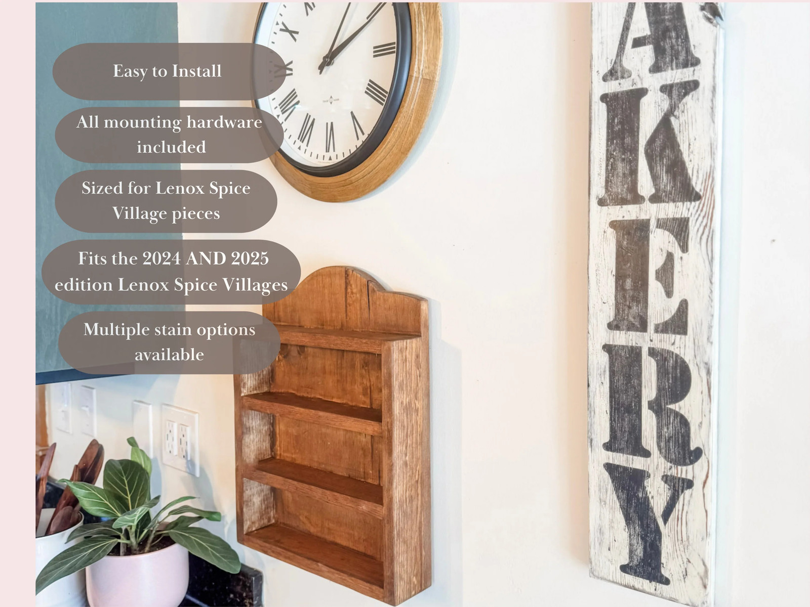 Spice Rack Shelf for Lenox Spice Village gallery