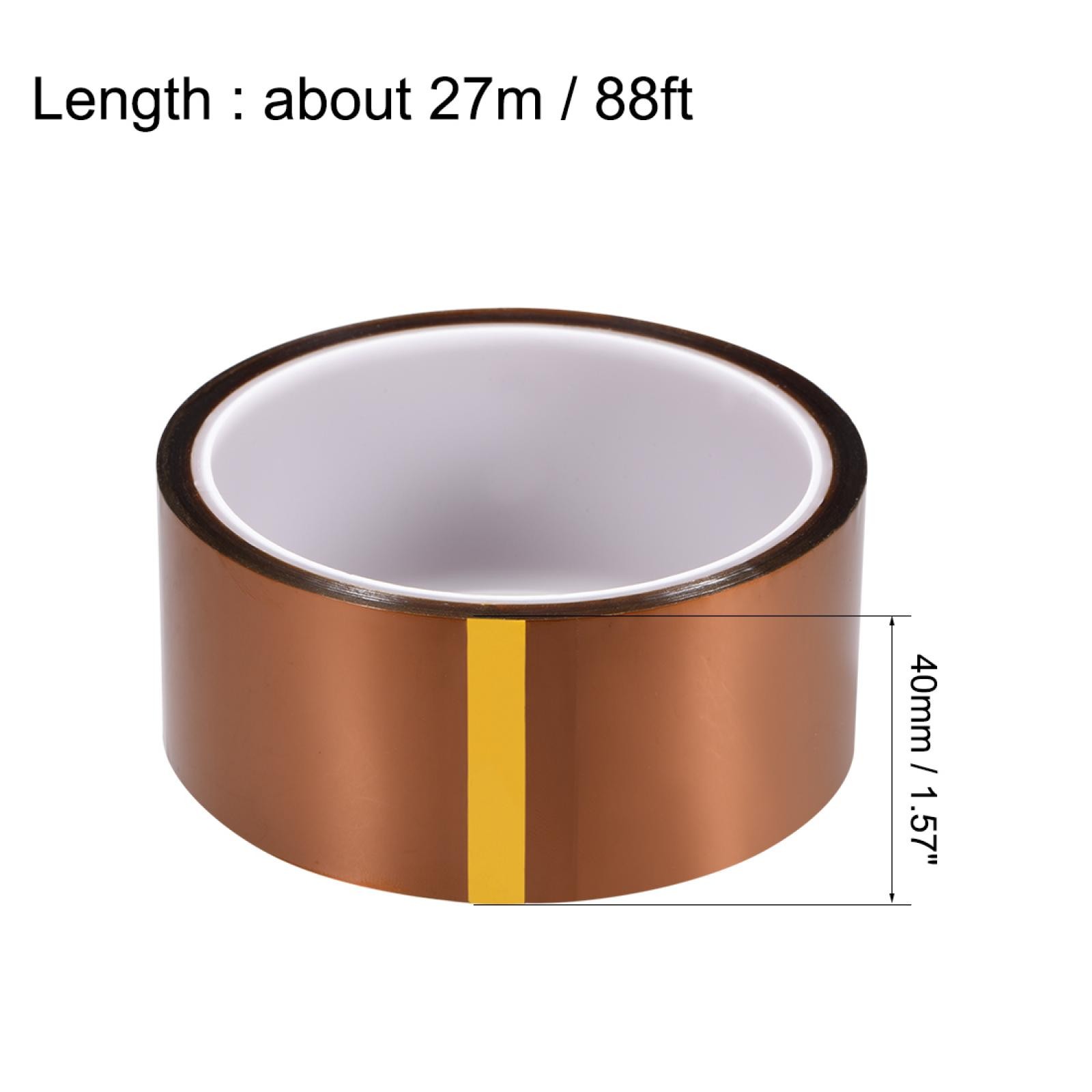 Heat Resistant Polyamide Adhesive Tape Film 40mm x 27m (88ft) gallery