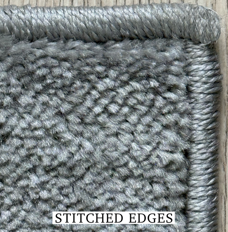 CUSTOM SIZE SOLID COLOR GREY LATEX BACKING RUNNER RUG 26"/30"/36" WIDE gallery