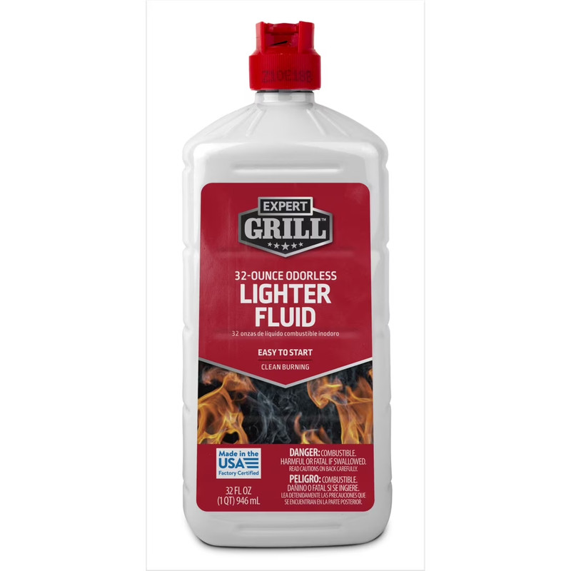Expert Grill Charcoal Lighter Fluid, Premium Odorless Lighter Fuel, 32 Oz gallery