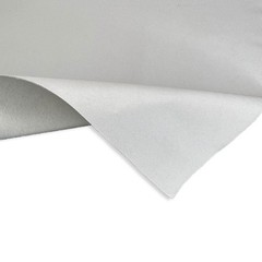 La Linen Solid Color Padded Table Protector 52X120 Deluxe Vinyl Premium Table