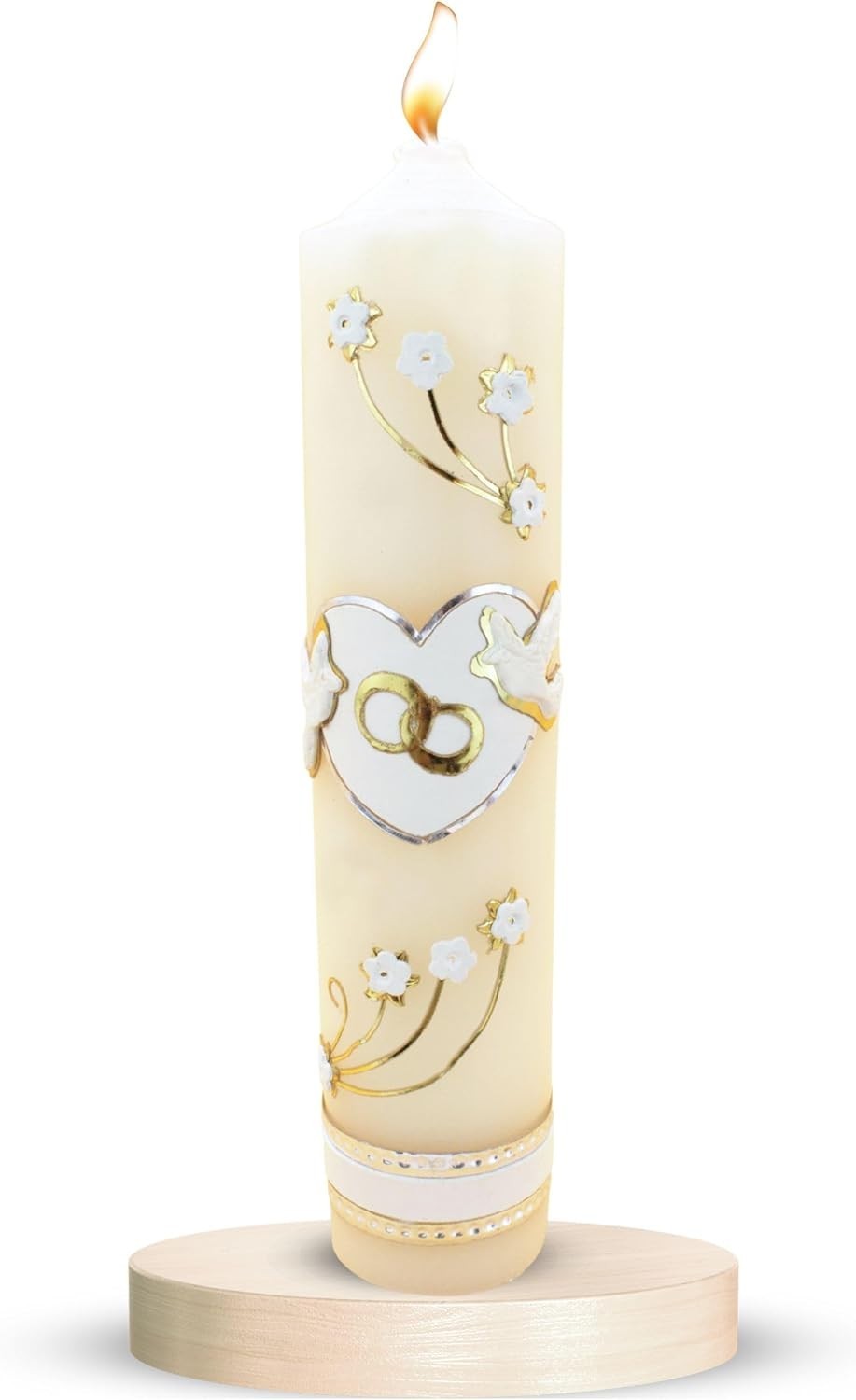 Authenthic Unity Candles for Wedding Ceremony Set Made by Mexican Artisans gallery