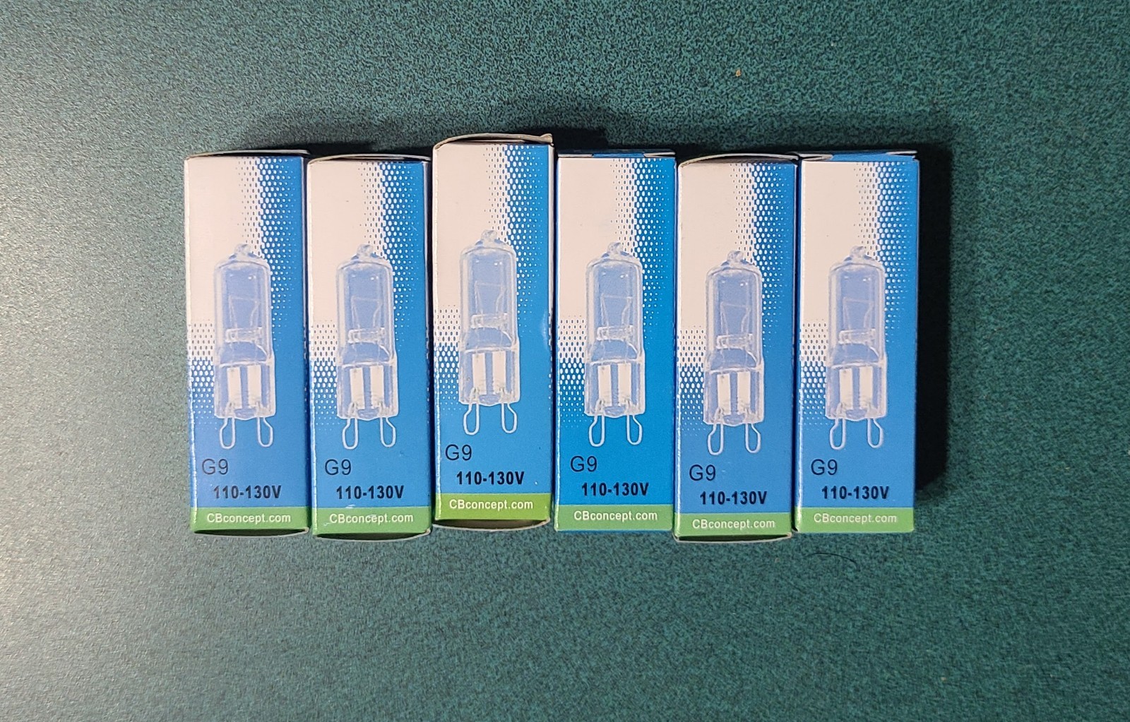 NEW 6 total CBconcept.com CERAMIC G9 BULB 60W 110-130V gallery