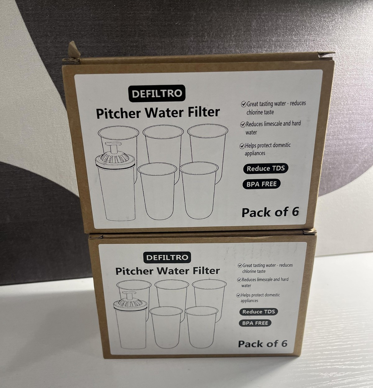 12pcs DEFILTRO Pitcher Water Filters For Brita Maxtra+ White BPA Free gallery