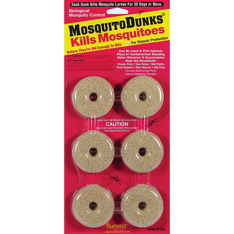 Mosquito Dunks 6 -Count Organic Natural Ready to use Mosquito killer 6 -Pack gallery