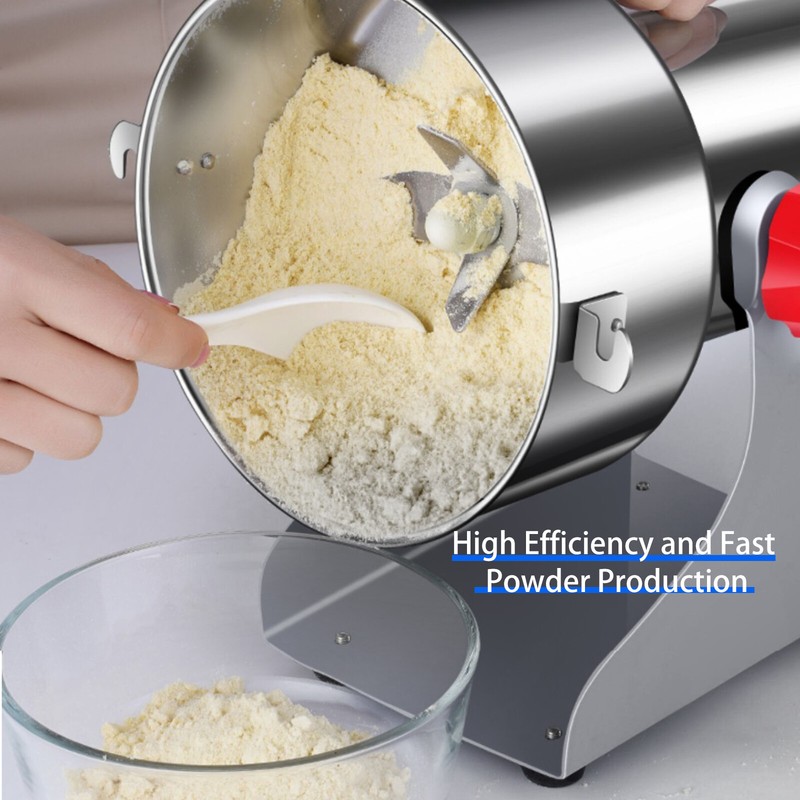 Electric Grain Mill Grinder 800g Commercial Spice Grinder High-Speed Pulverizer gallery