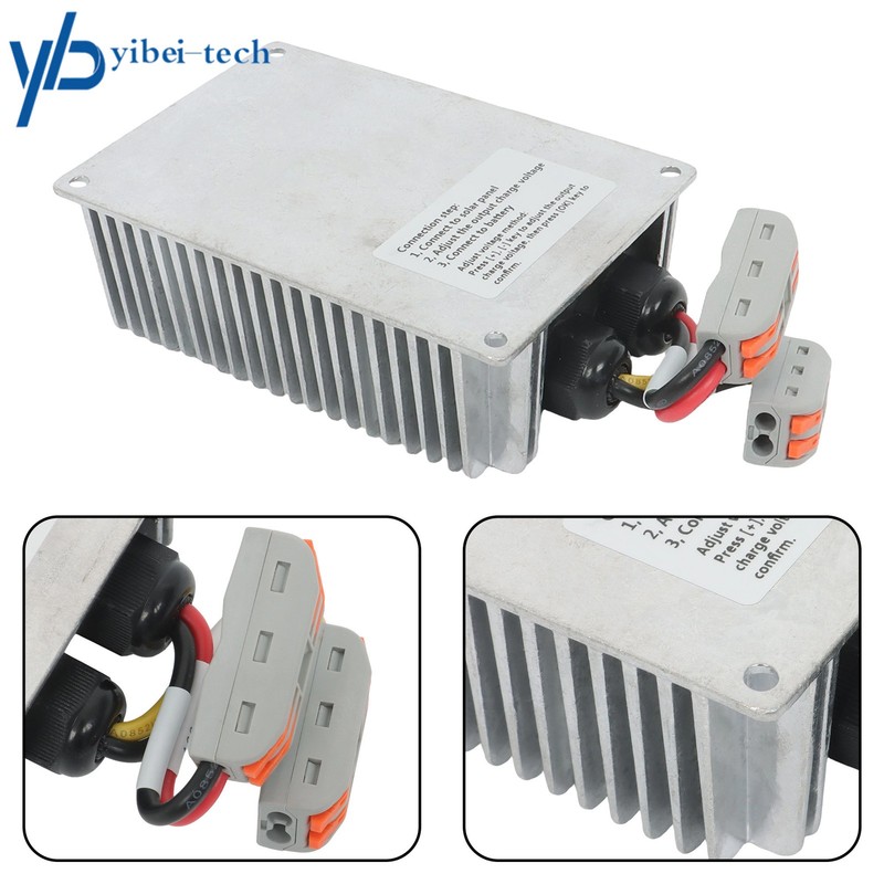 Waterproof Solar Panel Regulator Boost MPPT 24‑85V LED Display Adjustable 400W gallery