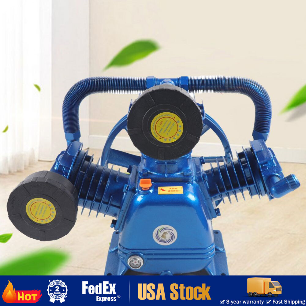 10HP 7.5KW Cast Iron Air Compressor Pump with 31.7 CFM Flow Rate gallery
