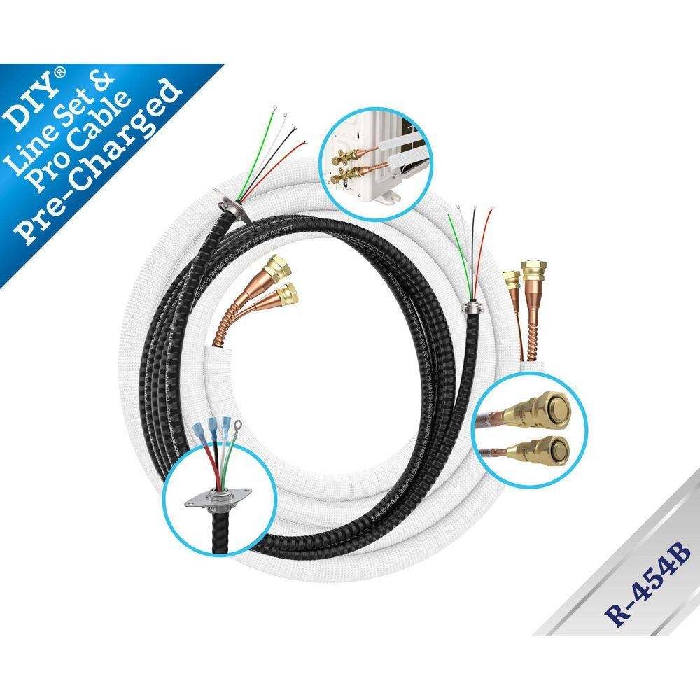 MRCOOL 35ft 1/4x3/8 NoVac QuickConnect Line Set DIY Pro Cable gallery