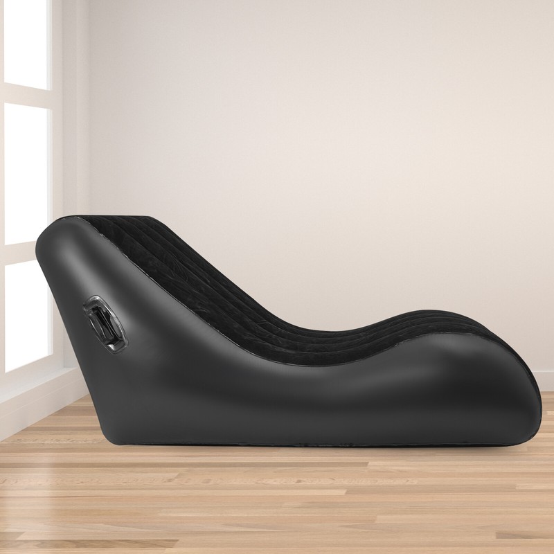 S-shaped Sofa Bed Modern Inflatable Sofa Bed Folding Sofa Bed Black Sofa Bed gallery