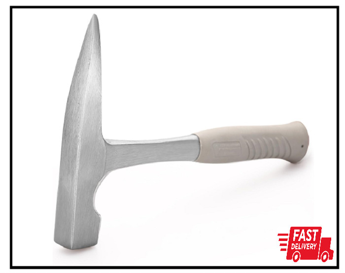 All Steel Rock Pick Hammer Pointed Tip Breaking Chipping Brick Concrete 22oz gallery
