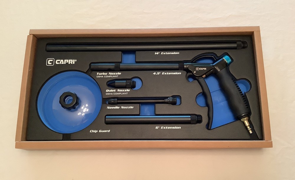 Capri Tools Windstorm EX High Performance Air Blow Gun Set With Accessories