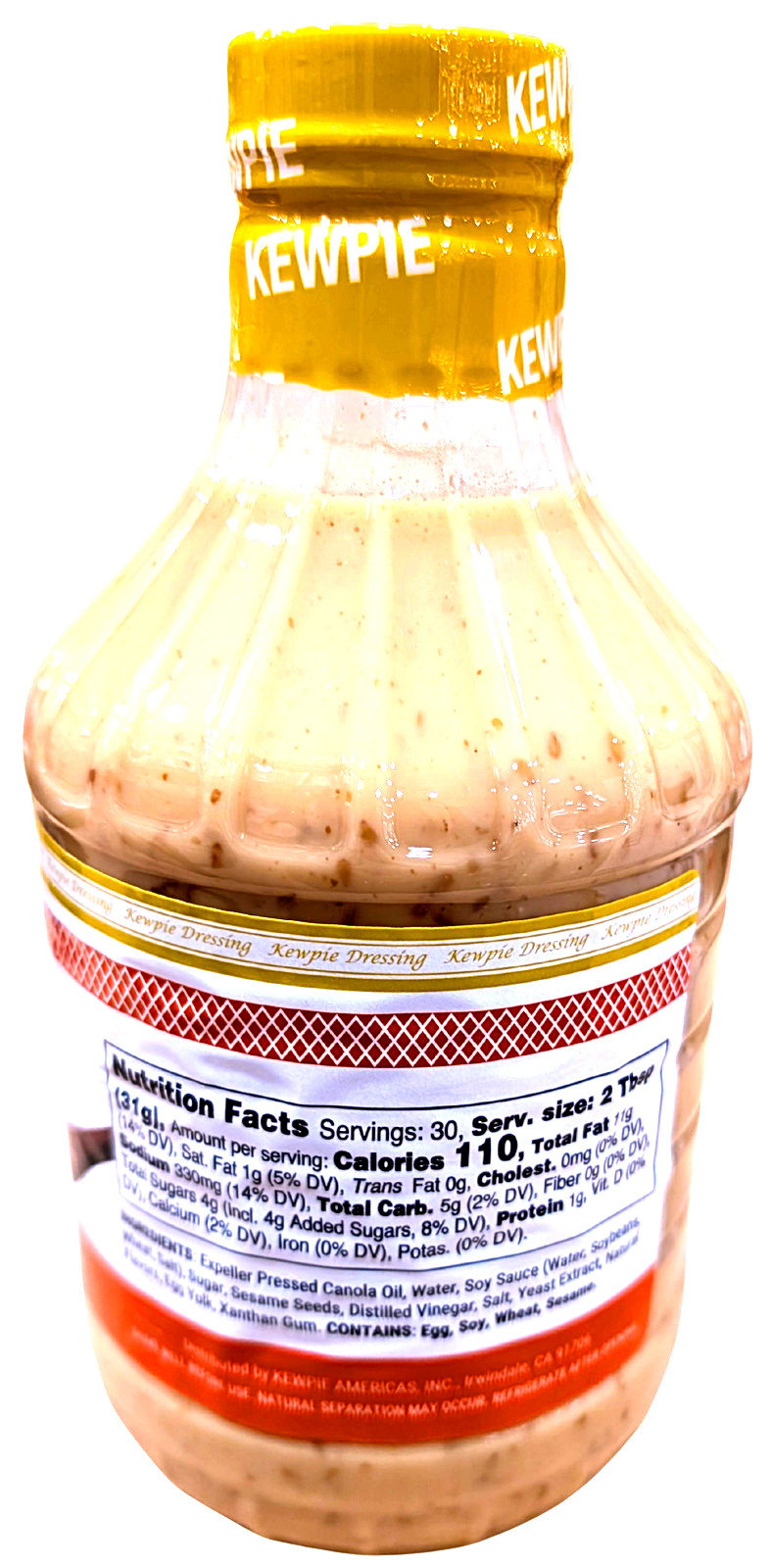 Kewpie Deep-Roasted Sesame Dressing and Marinade 30 Fl Oz EXP 03/2027 gallery