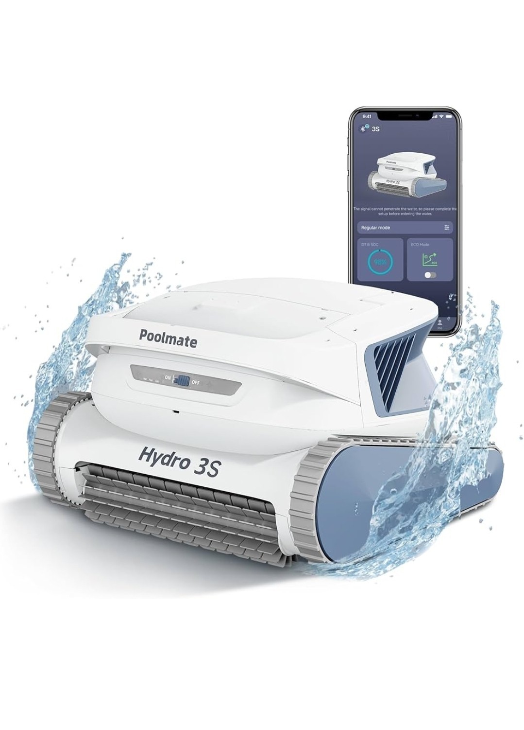 NIB Poolmate Chasing Hydro 3S Robotic Pool Cleaner 300 Mins $650 IngroundAbove gallery