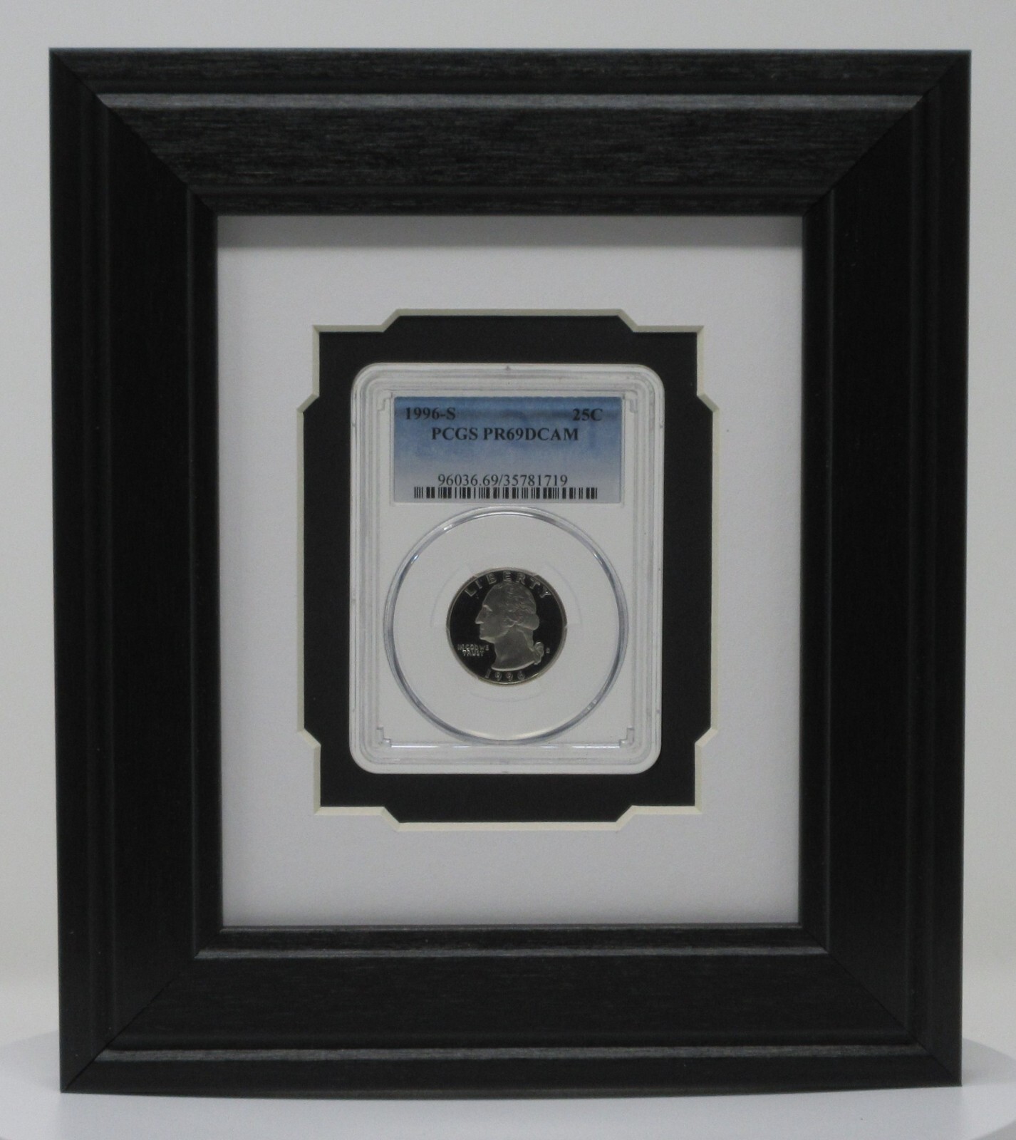 SLABBED GRADED COINS (NOT INCLUDED) NGC PCGS ANACS WALL DISPLAY PICTURE FRAME gallery