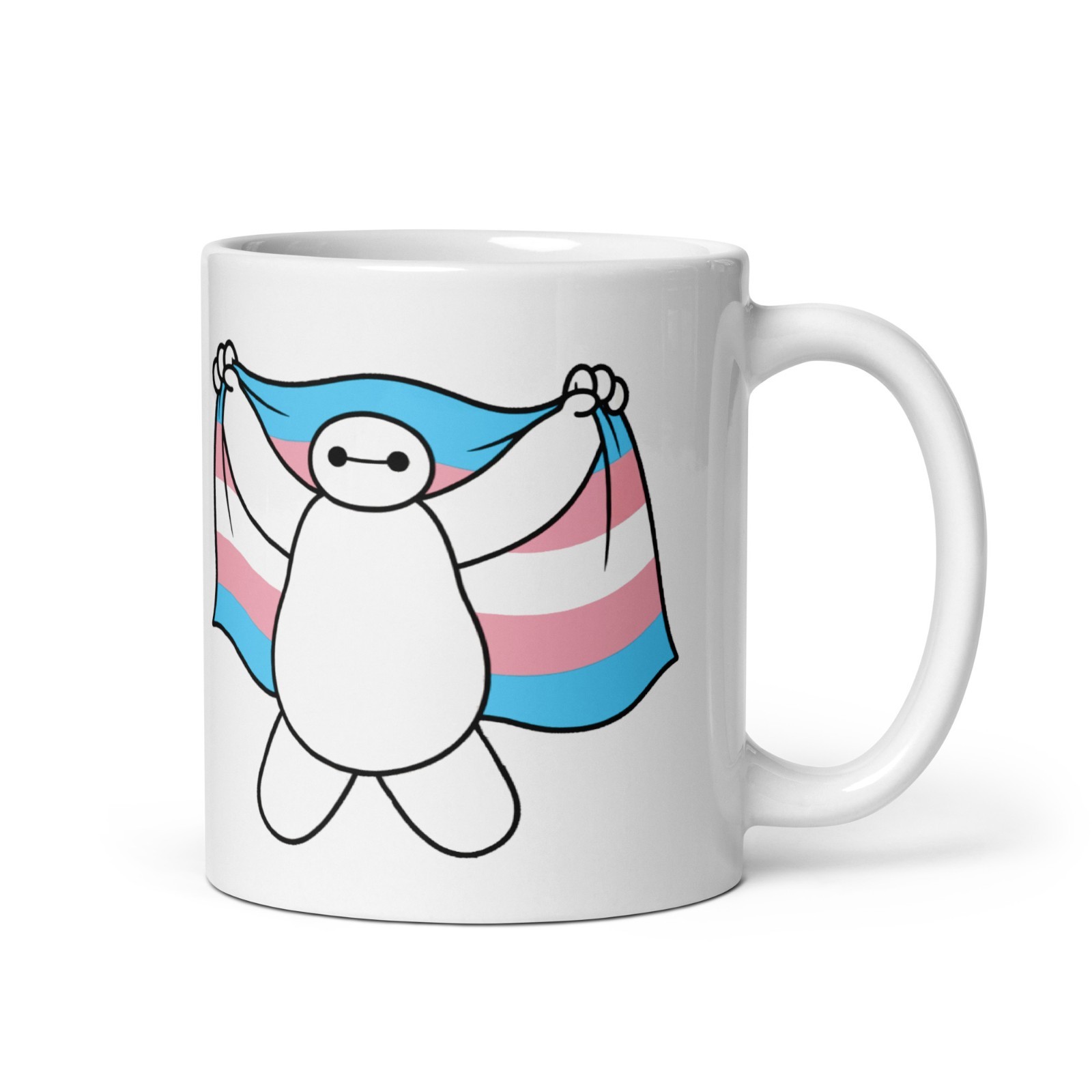 Baymax Trans Flag Mug | "We Could Be Immortals" Big Hero 6 Ceramic Coffee Cup gallery