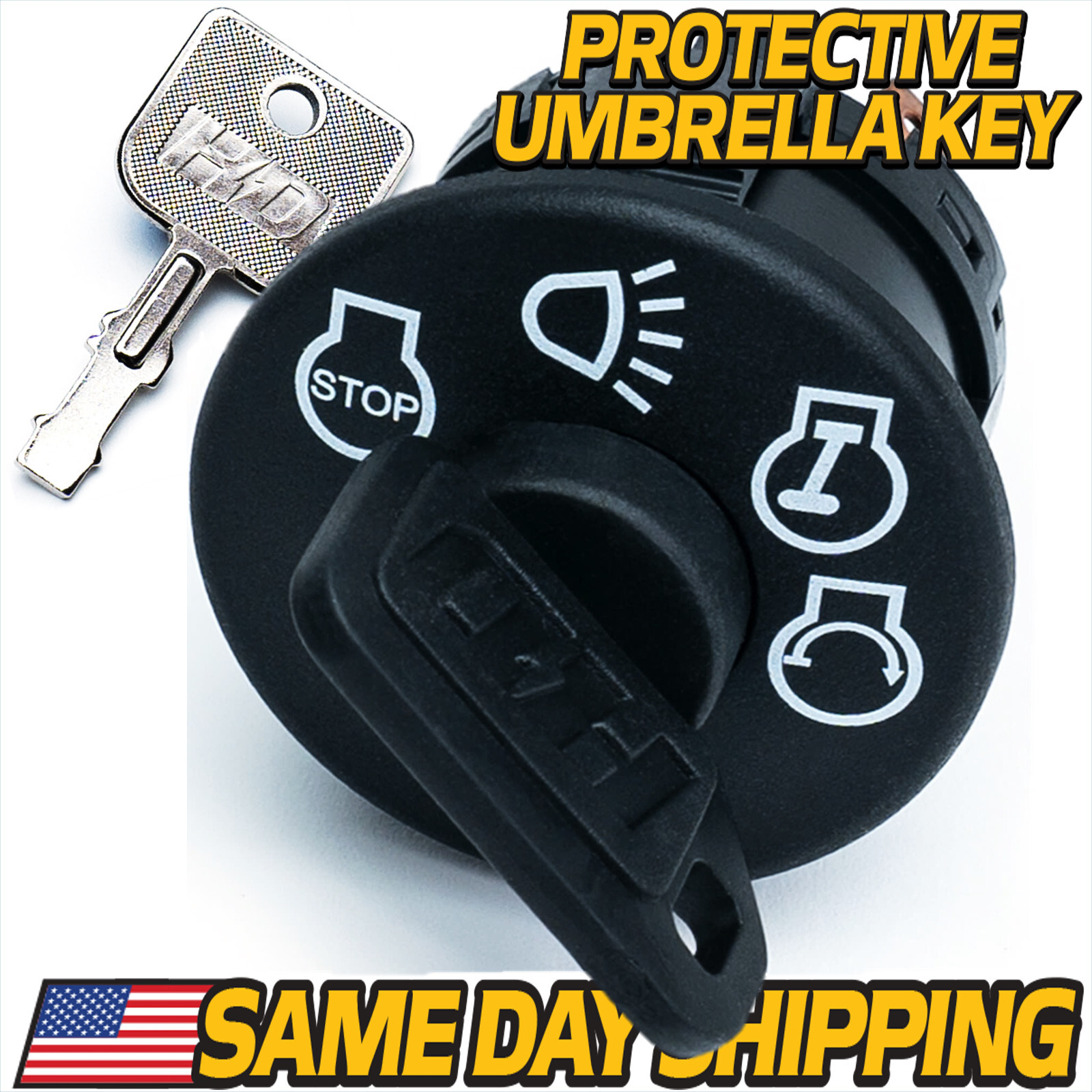Starter Ignition Switch Replacement Part for Craftsman Riding Lawn Mower Tractor gallery