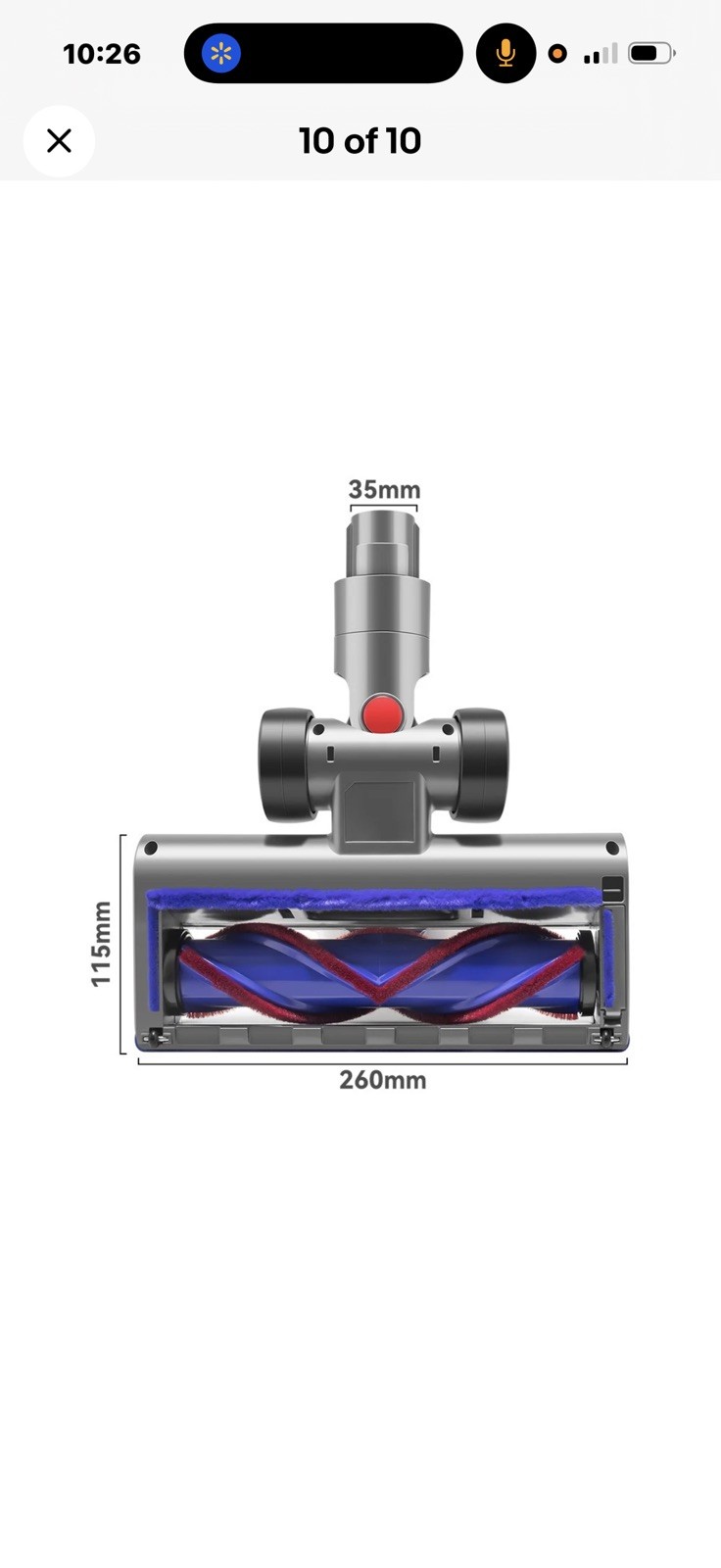 Direct Drive Brush Head for Dyson V7 V8 V10 V11 V15 SV10 SV12 SV14 Vacuum USA gallery