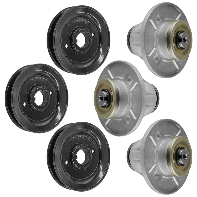 48" Deck Spindle with Pulley For Gravely ZT1540 ZT1640 ZT1740 ZT1840 51510000 gallery