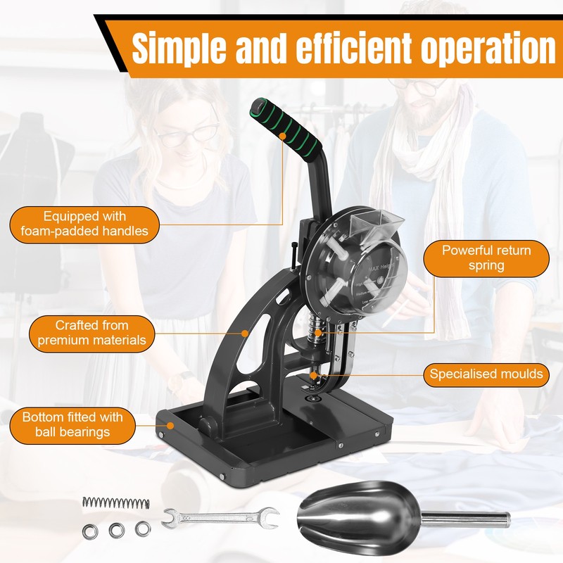 Semi-Automatic 8mm Eyelet Grommet Machine for Fabric Curtains gallery