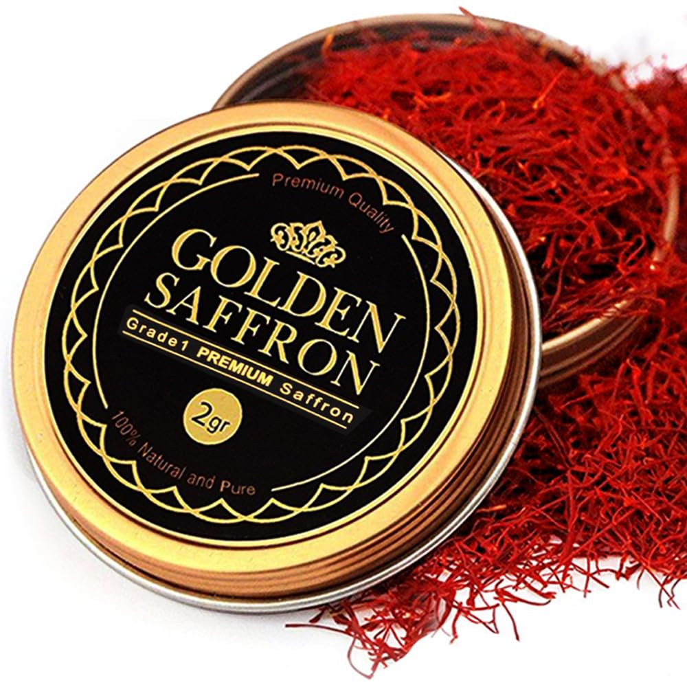 , Finest Pure Premium All Red Saffron Threads, Grade A+ Super Negin, Non-Gmo Ver gallery