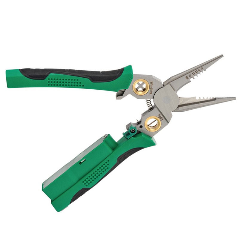Heavy Duty Multi-Function Wire Stripper /w Voltage Detector for Electrical Work gallery