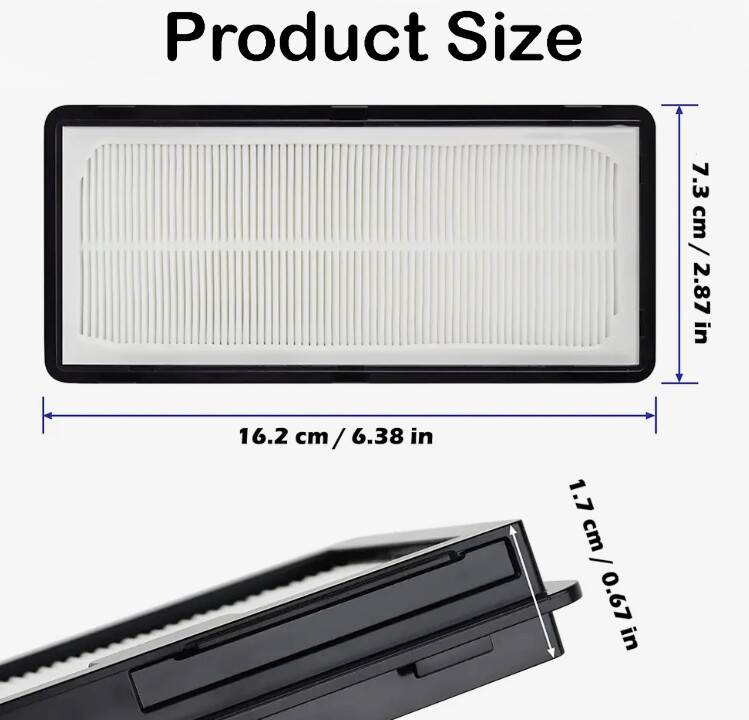 Pre-Motor HEPA Filter Set for Samsung Jet Bot + Robot Vacuum VR30T85513W/AA gallery