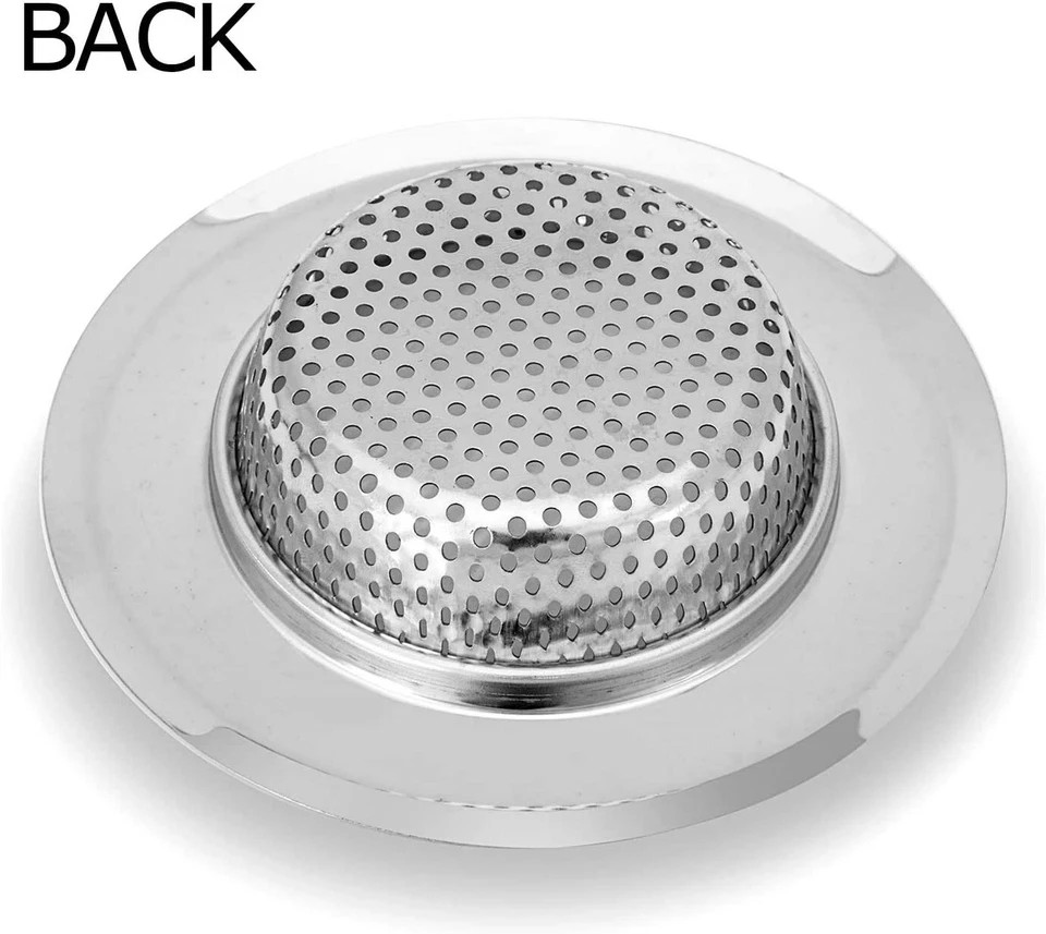 2PCS 4.5" Kitchen Bathroom Sink Strainer Stainless Steel Filter Drain Strainer gallery