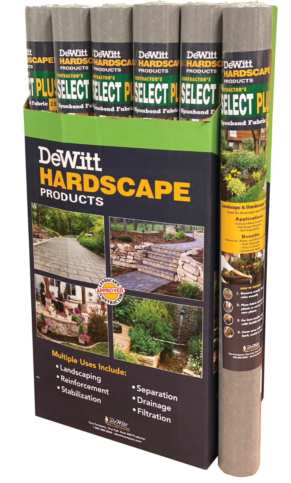 DeWitt Contractor's Select Plus 2.5 OZ landscape fabric gallery